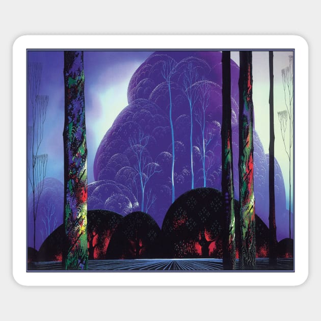 eyvind earle Sticker by QualityArtFirst